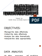 Data Analysis Qualitative Research