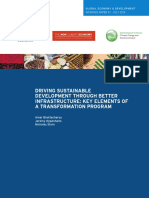 Driving Sustainable Development Through Better Infrastructure Key Elements of A Transformation Program Bhattacharya Oppenheim Stern July 2015