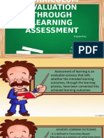 Curriculum Evaluation Through Learning Assessment