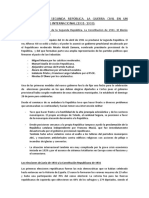 Bloque 10. La Segunda República. La Guerra Civil en Un Contexto de Crisis Internacional (1931-1939)