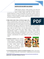 11.aprender Los Principios de Una Dieta Saludable y Ayudar A Preparar Un Cuadro Con Los Grupos Básicos de Alimentos