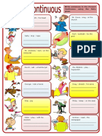 Write Sentences in The Present Continuous Using The Hints Given