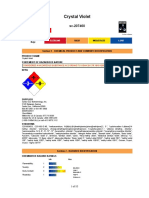 Crystal Violet: Material Safety Data Sheet