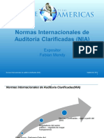 Expositor Fabian Mendy: Normas Internacionales de Auditoría Clarificadas (NIA)