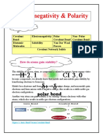 Electronegativity and Polarity - Facts