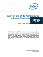 Intel® 64 and IA-32 Architectures Software Developer's Manual