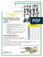 Atividade Avaliativa Conclusiva 3º Bimestre Linguagens