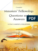 2019-0417-18 Compiled Ministers Fellowship Questions and Answers Philippines PDF