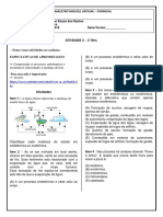 Química - 2° Ano - Atividade 2 2bim.