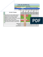 Elaboración de Listas de Asistencia