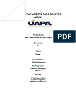 Tarea 1 Etica Profesional Del Psicologo