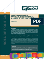 La Reforma Educativa Paraguaya PDF