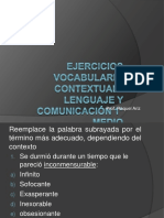 Vocabulario Contextual