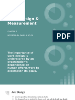 Work Design & Measurement