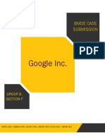 Google Inc.: Bmde Case Submission