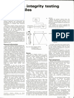 Strain Bored Piles: Low Integrity