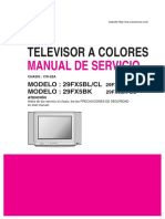 MANUAL DE SERVI+çO TV LG 29FX5BL.29FX5CL. 29FX5BK .CHASSIS CW-62A PDF