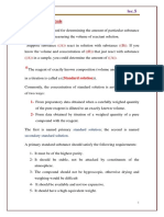 Volumetric Analysis: Chemistry Lec.5