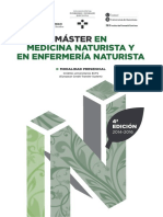 EN Medicina Naturista Y en Enfermería Naturista: Máster