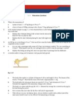 A2 MECH Momentum Questions