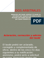 Anulación de Laudos Arbitrales