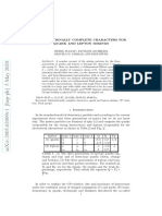 Informationally Complete Characters For Quark and Lepton Mixings