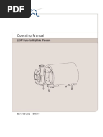 Operating Manual: LKHP Pump For High Inlet Pressure