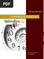 Matematicas 3 Sec Cuaderno de Trabajo