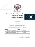 Diferentes Regímenes Aduaneros en El Salvador