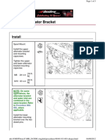 013-003 Alternator Bracket: Install