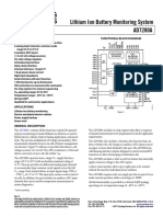 Lithium Ion Battery Monitoring System AD7280A: Features Functional Block Diagram