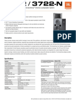 Two-Way Bi-Amplified / Passive Screenarray Cinema Loudspeaker System