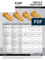 220 Teeth Doosan Daewoo