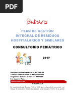 Plan de Gestión Integral de Residuos Hospitalarios y Similares