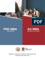 Pre MBA PDF