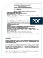 Gestión de Formación Profesional Integral Procedimiento Desarrollo Curricular Guía de Aprendizaje Fase Análisis Y Planeación Guía de Aprendizaje # 2