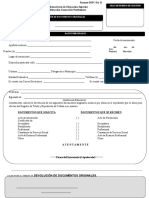 Solicitud Devolucion de Documento