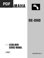 De-Dhd: Stern Drive Service Manual