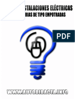 Conoce y Aprende Todo Sobre Las INSTALACIONES ELÉCTRICAS Domiciliarias de Tipo Empotrado PDF