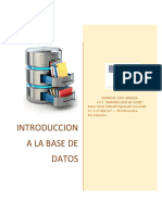 Introduccion A La Base de Datos RESUMEN