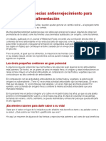 20 Hierbas y Especias Antienvejecimiento para Incorporar A Su Alimentación