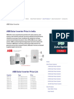 ABB Solar Inverter Price in India