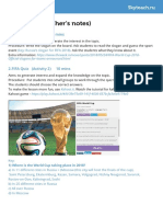 FIFA 2018 Teacher's Notes PDF