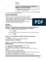 Techniques Et Procedures Douanieres