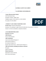 MSDS Calcipotriol Monohydrate PDF