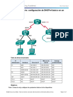 8.1.2.4 Lab - Configuring Basic DHCPv4 On A Router