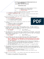 National Federation of Junior Philipinne Institute of Accountants - National Capital Region Taxation (Tax)