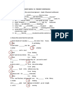 CLASE 3 - EXERCISES Present Simple-Present Continuous