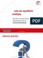 Sesión 9 - Pto Equilibrio Múltiple