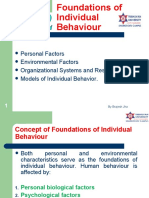 OB MBS Unit 2 Foundations of Individual Behaviour